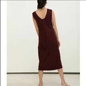 Elizabeth Suzzan x Alabama Chanin thick cotton knit shift tank dress